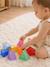 Set of 9 sensory triangles multicoloured 