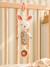 Hanging rabbit sensory rattle rose 