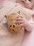 Silicone ball rattle TANZANIE yellow 
