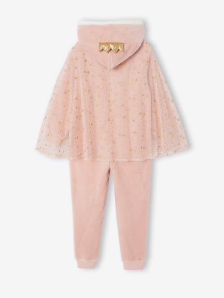 Princess playsuit for girls rosy 