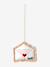 Pack of 10 felt tree decorations red 