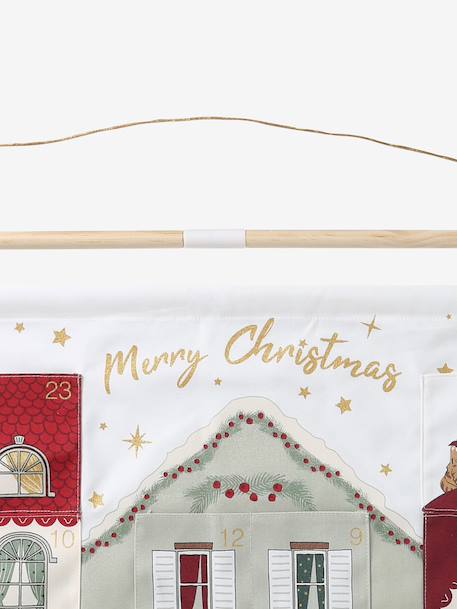 Fabric Advent Calendar red 