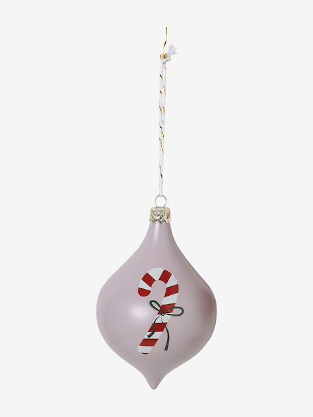 Pack of 10 Christmas tree baubles multicoloured 