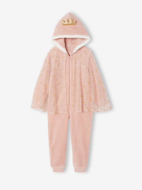 Princess playsuit for girls rosy 