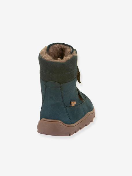 ZERU TEX WINTER BAREFOOT FRODDO barefoot boots for children deep blue+golden pink+petrol blue 
