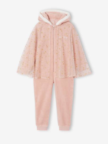 Princess playsuit for girls rosy 