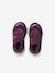 Baby first steps shoes with touch-fastening straps plum 
