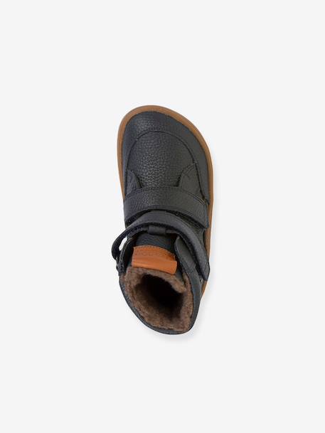 Children's barefoot winter shoes BAREFOOT TEX WINTER Froddo brown+night blue 