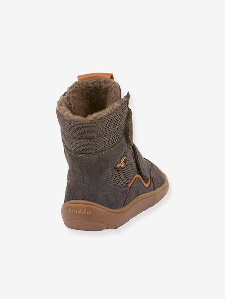 Barefoot TEX WINTER FRODDO children's winter boots black+bordeaux red+night blue+olive+slate grey 