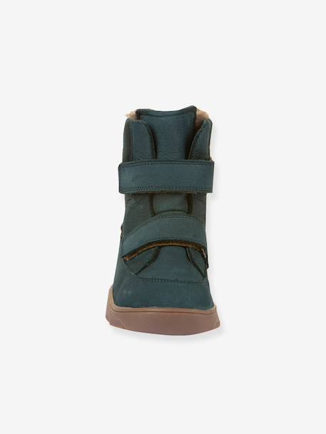 ZERU TEX WINTER BAREFOOT FRODDO barefoot boots for children deep blue+golden pink+petrol blue 