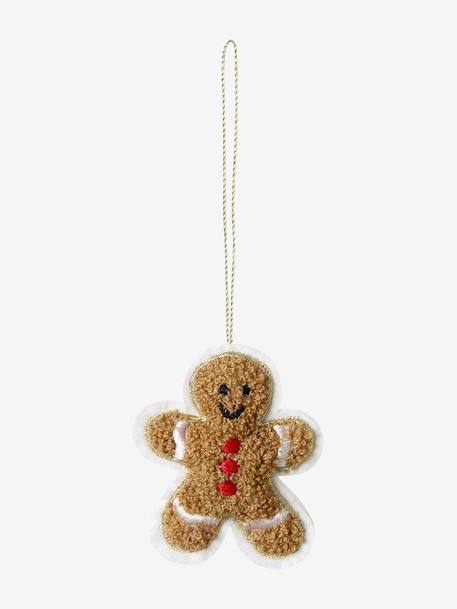 Pack of 10 felt tree decorations red 