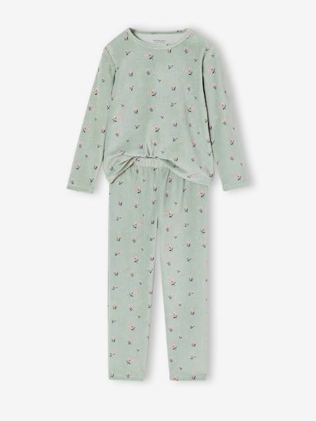 Pack of 2 pyjamas for girls old rose 