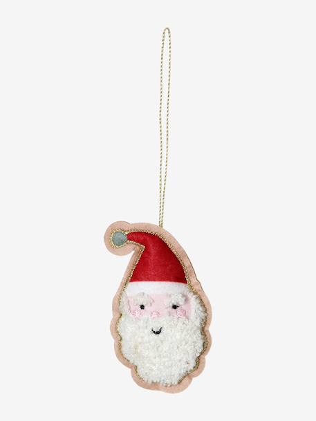 Pack of 10 felt tree decorations red 