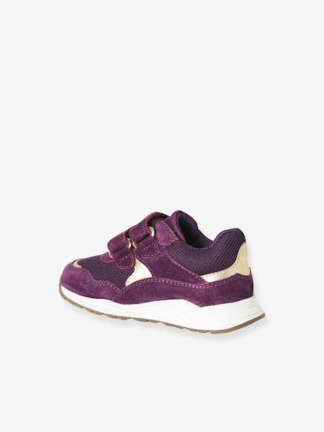 Baby first steps shoes with touch-fastening straps plum 