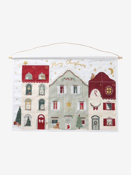 Fabric Advent Calendar red 