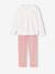 Pack of 2 pyjamas for girls old rose 