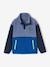 Long-Sleeved Fleece Sweatshirt for Boys blue+green 