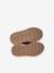 Baby first steps shoes with touch-fastening straps plum 