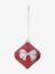 Pack of 10 Christmas tree baubles multicoloured 