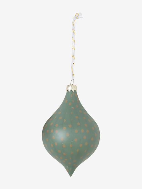 Pack of 10 Christmas tree baubles multicoloured 