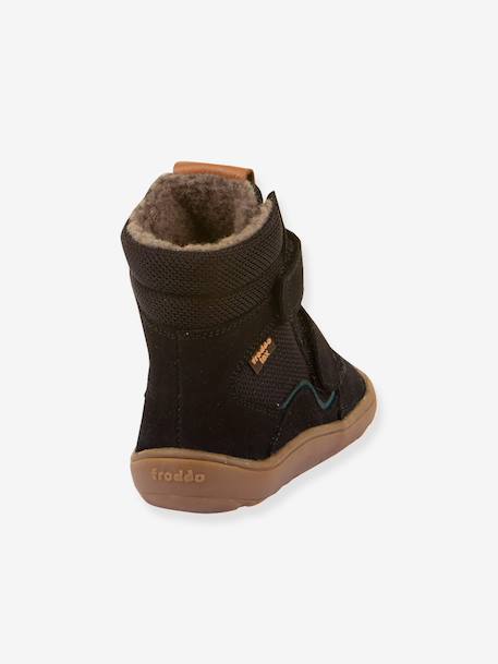 Barefoot TEX WINTER FRODDO children's winter boots black+bordeaux red+night blue+olive+slate grey 