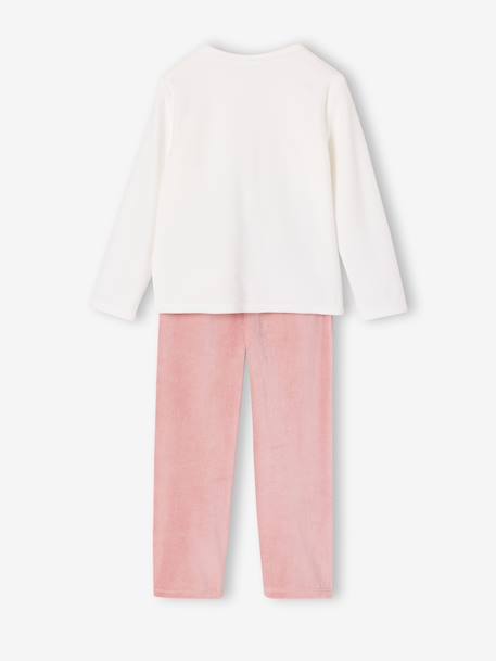 Pack of 2 pyjamas for girls old rose 