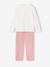 Pack of 2 pyjamas for girls old rose 