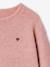 2-in-1 long-sleeved dress for girls plum+rosy 
