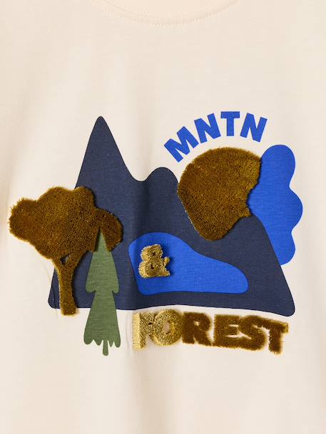 Long-sleeved T-shirt for boys ecru 