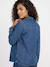 Maternity and nursing shirt medium blue 