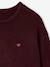 2-in-1 long-sleeved dress for girls plum+rosy 