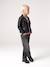 Biker jacket for girls black 
