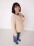Maternity jacket with an adaptable fit ecru 