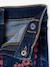 Wide-leg jeans for girls deep blue 