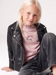 Girls-Coats & Jackets-Biker jacket for girls