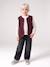 Sleeveless Sherpa Jacket for Girls blush+plum+vanilla 