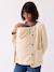 Maternity jacket with an adaptable fit ecru 