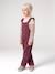 Dungarees for girls plum 
