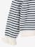 High-neck jumper for girls ecru 