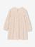 3-piece dress set for girls ecru+mauve 