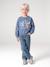 Stitch and Angel sweatshirt for girls chambray blue 
