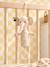 Elephant hanging sensory rattle beige 