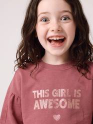 -Sweatshirt with round neck for girls