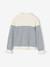 High-neck jumper for girls ecru 
