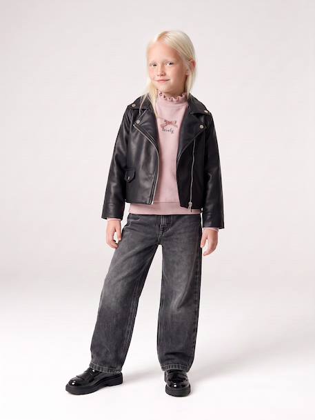 Mom Fit Jeans for Girls denim grey+light blue+medium blue 