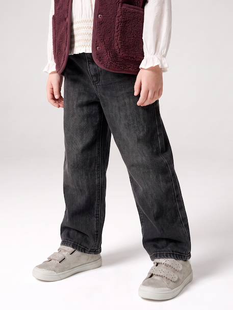 NARROW Hip, MorphologiK Wide-Leg Jeans for Girls deep blue+denim grey+light blue+medium blue 