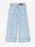Wide-leg jeans for girls bleached denim 