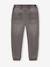 Denim-Effect Fleece Joggers, Easy to Put On, for Boys Denim Blue+light grey denim 