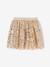 Sequin skirt for girls gold 
