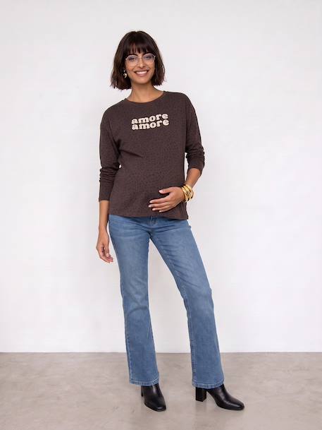 Wide Leg Jeans for Maternity 6439+brut denim+stone 